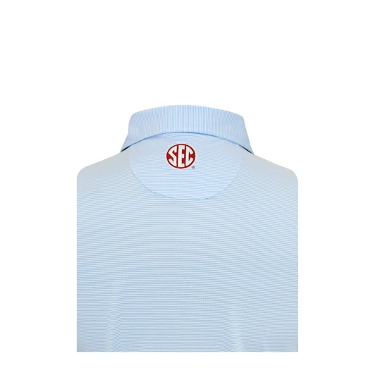 Oklahoma Sooners Vintage 1979 SEC Light Blue 1/24 Stripe Polo