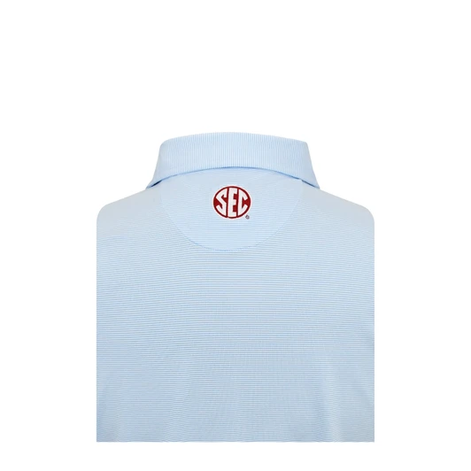 Oklahoma Sooners Vintage 1979 SEC Light Blue 1/24 Stripe Polo