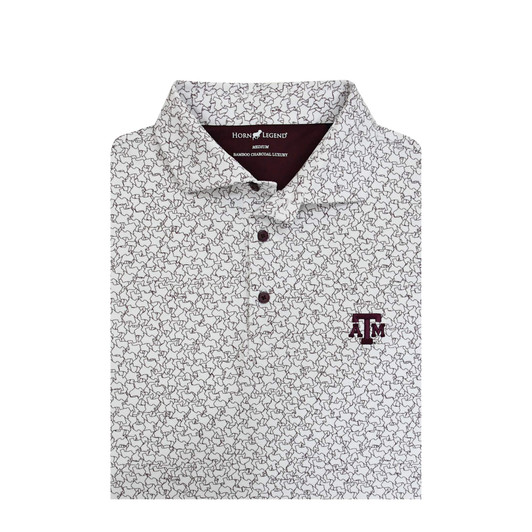 Texas A&M State Inspired Jigsaw Polo