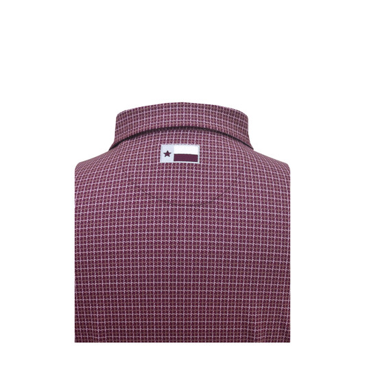 Texas A&M Maroon Wavepane Polo Texas A&M Maroon Wavepane Polo