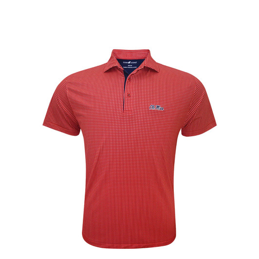 Ole Miss Red Four Square Polo Ole Miss Red Four Square Polo