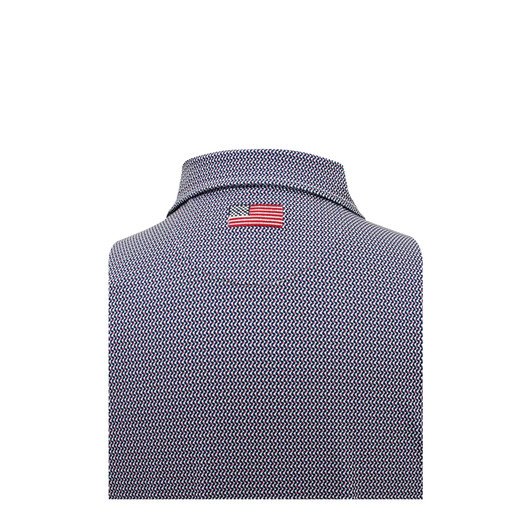 Ripple US Flag Performance Polo - Navy