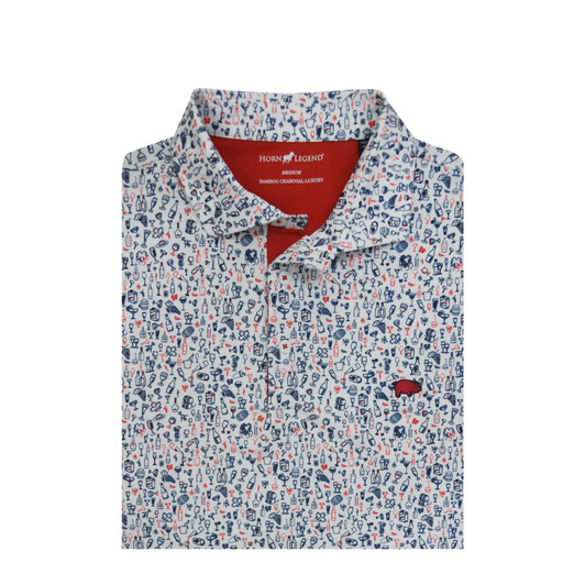 HL2057US-WHITE-NAVY-RED curly tail