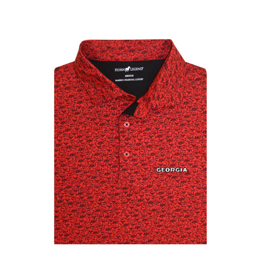 Georgia Bulldogs Red Playbook Polo