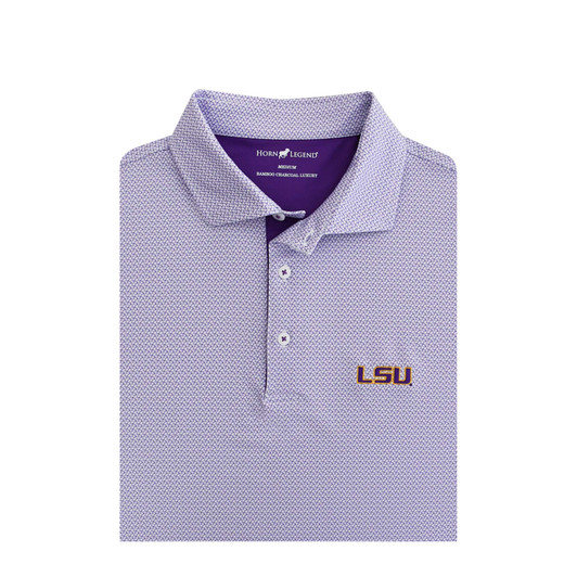 LSU Tigers Lavender Ripple Polo