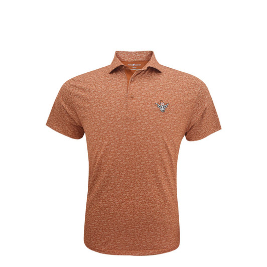 Texas Longhorns Vintage Bevo Burnt Orange Playbook Polo Texas Longhorns Vintage Bevo Burnt Orange Playbook Polo