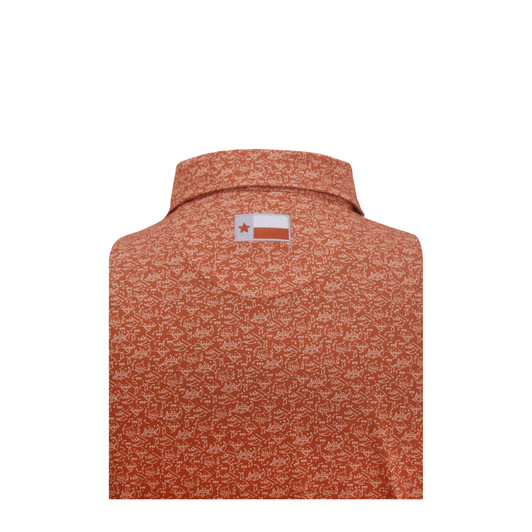Texas Longhorns Vintage Bevo Burnt Orange Playbook Polo Texas Longhorns Vintage Bevo Burnt Orange Playbook Polo
