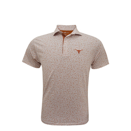 Texas Longhorns White Playbook Polo Texas Longhorns White Playbook Polo
