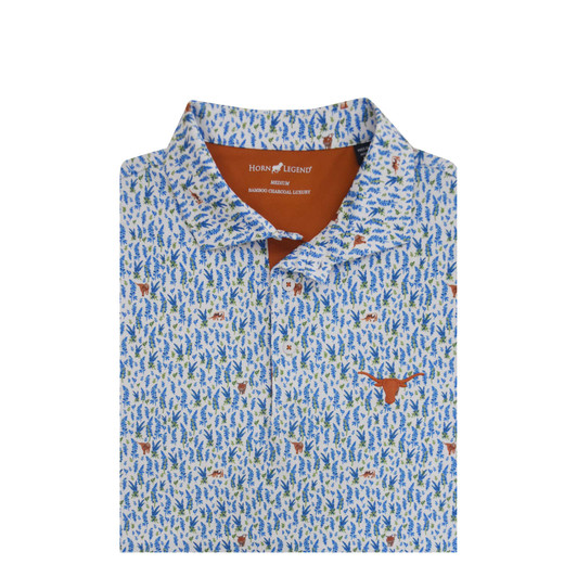Texas Longhorns Bluebonnet Polo Texas Longhorns Bluebonnet Polo