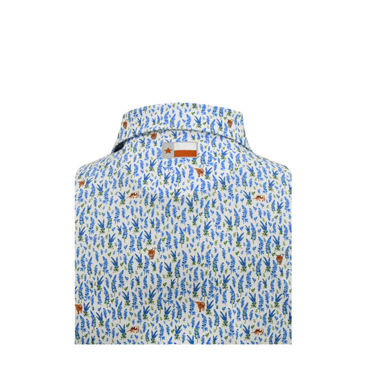 Texas Longhorns Bluebonnet Polo - White