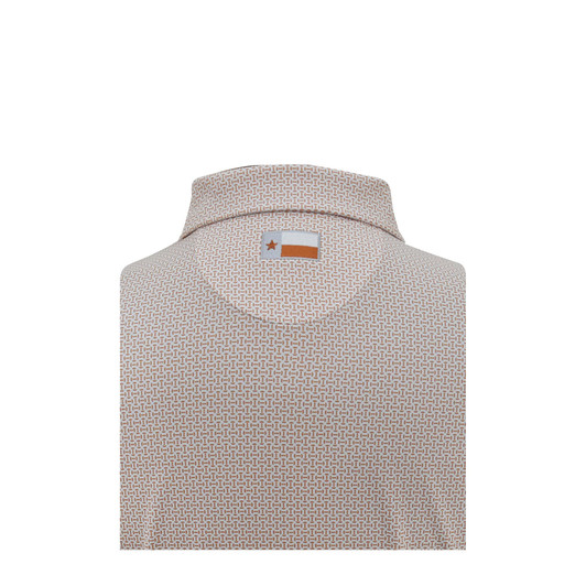 Texas Longhorns Burnt Orange and White Football Laces Polo