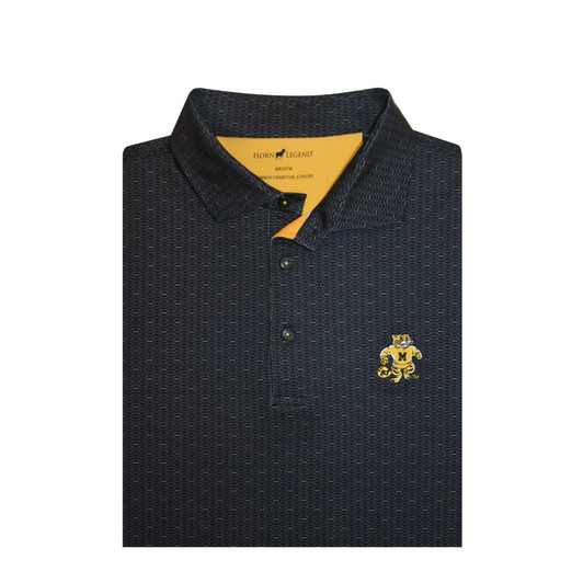 Missouri Tigers Vintage Black Spiral Polo