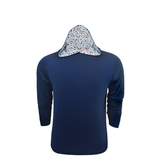 Texas Inspired Navy Print Hoodie