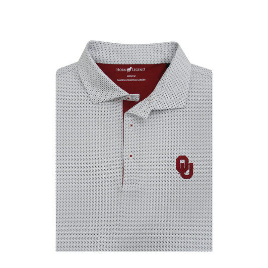 Oklahoma Sooners White Checkers Polo Oklahoma Sooners White Checkers Polo