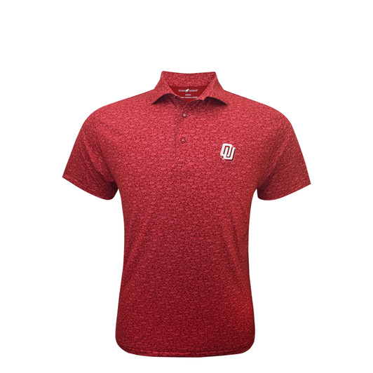 Oklahoma Sooners Vintage 1979 Crimson Playbook Polo Oklahoma Sooners Vintage 1979 Crimson Playbook Polo