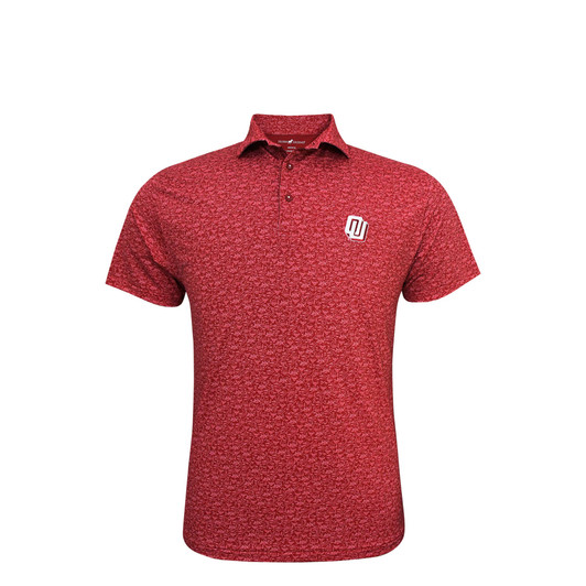 Oklahoma Sooners Vintage 1979 Crimson Playbook Polo