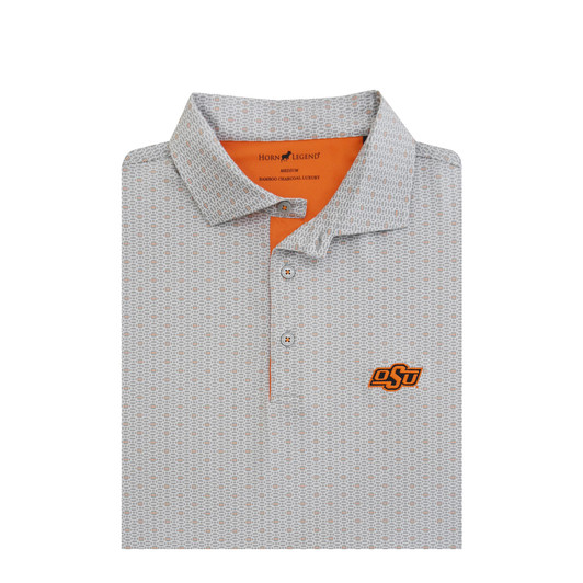 Oklahoma State Cowboys Grey Spiral Polo