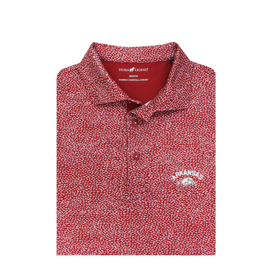 Arkansas Razorbacks Vintage 1947 Cardinal Cheerdrop Polo