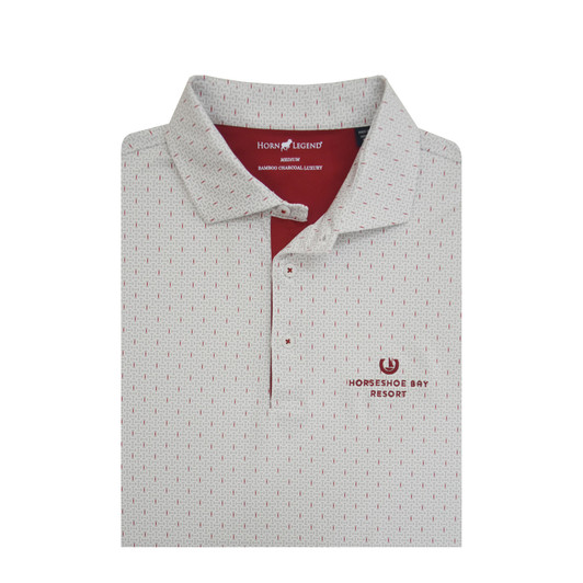 HL2039-WHITE-GREY-CRIMSON HORSESHOE BAY RESORT