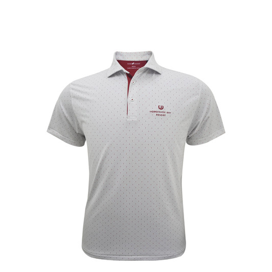 HL2039-WHITE-GREY-CRIMSON HORSESHOE BAY RESORT