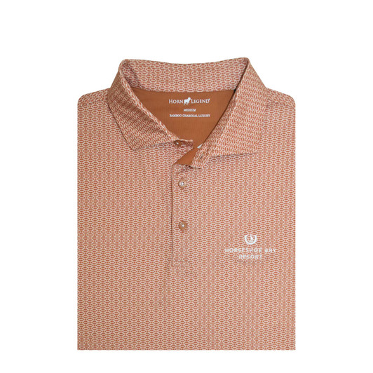 HL2037-BURNT ORANGE-WHITE HORSESHOE BAY RESORT