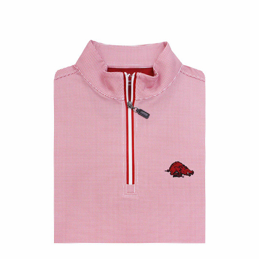 Arkansas Razorbacks Vintage 1955 Cardinal Shepherd PrestigeZip Pullover Arkansas Razorbacks Vintage 1955 Cardinal Shepherd PrestigeZip Pullover