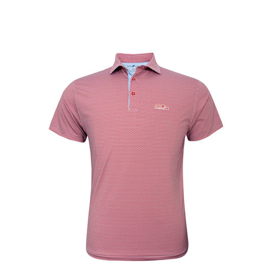 Ole Miss Red Interlink Polo