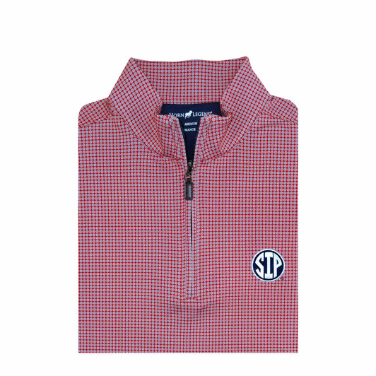 Ole Miss SIP Red Medallions Pullover