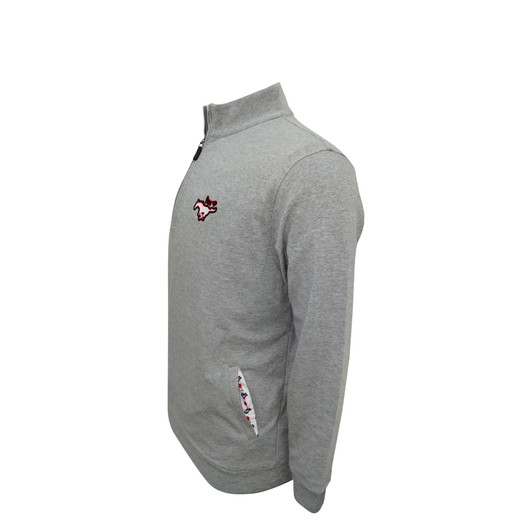 SMU x Children's Health Grey Heathered Custom Trim Pullover