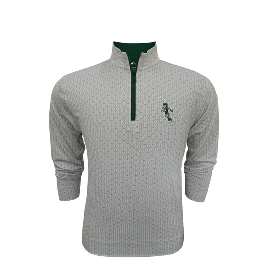 Michigan State Football Sparty Grey Spiral Pullover