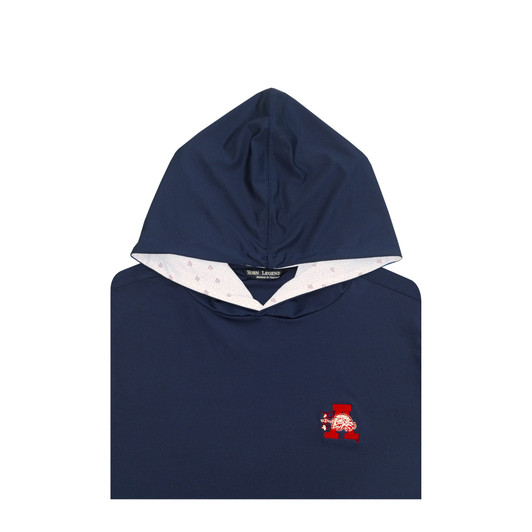 Arkansas Razorbacks Vintage 1938 Navy Micro State Lined Hoodie