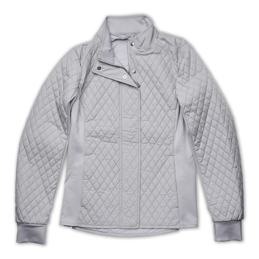 Stemmons Women’s Full Zip Quilted Jacket - Grey