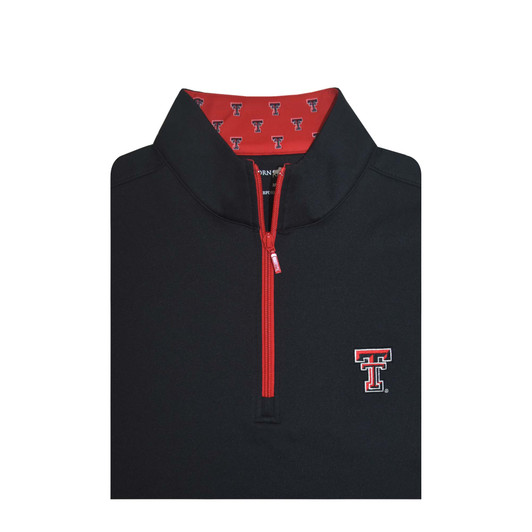 Texas Tech Red Raiders Black Custom Trim Pullover