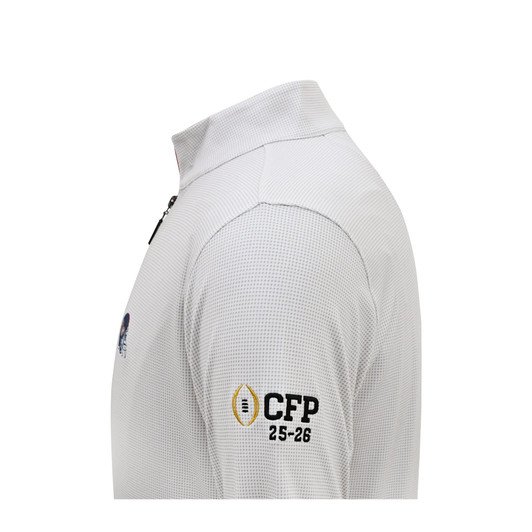 Ole Miss 2025-26 College Football Playoff White Shepherd PrestigeZip Pullover