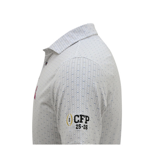 Ole Miss 2025-26 College Football Playoff White and Grey Spiral Polo