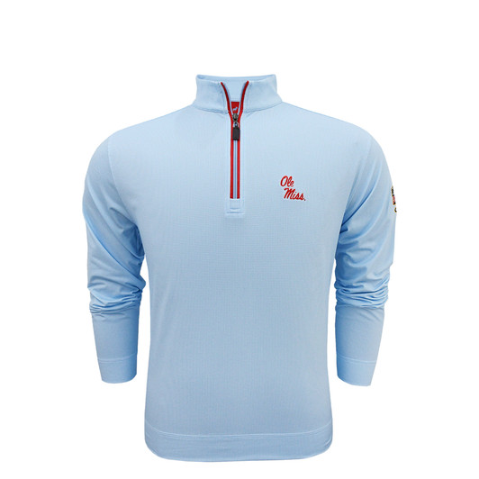 Ole Miss 2026 Sugar Bowl CFP Powder Blue and White Shepherd PrestigeZip Pullover