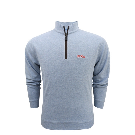Ole Miss 2025-26 College Football Playoff Powder Blue Zip Cotton Pullover