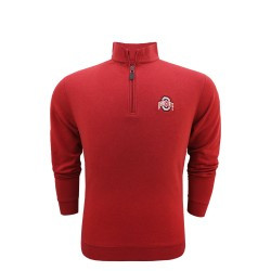 Ohio State Scarlet Lyrca Fleece Pullover