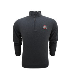 Ohio State Charcoal Lyrca Fleece Pullover