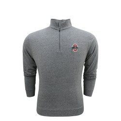 Ohio State Grey Jersey Fabric Cotton Pullover