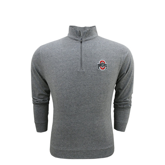 Ohio State Grey Jersey Fabric Cotton Pullover