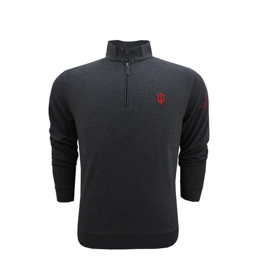 Indiana Hoosiers Heisman Charcoal Lyrca Fleece Pullover
