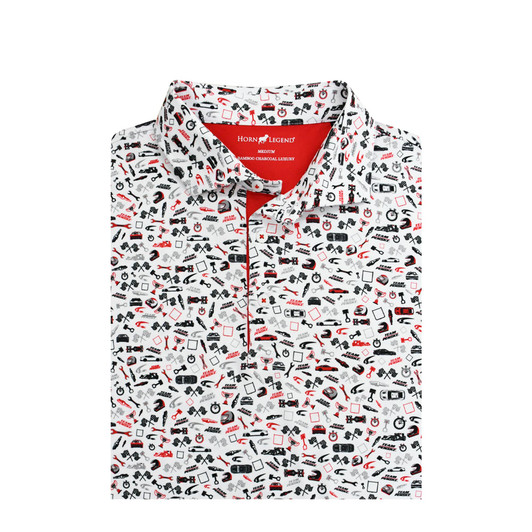 HL1114-WHITE-GREY-BLACK-RED NASCAR