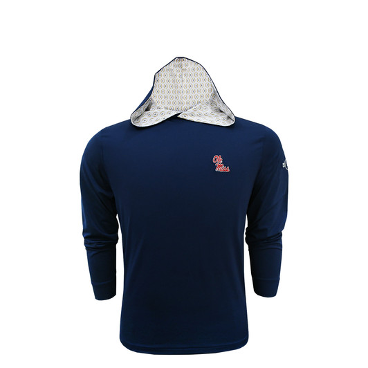 Ole Miss 2025-26 College Football Playoff Custom Trim Navy Hoodie - Youth