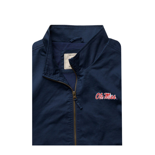 Ole Miss Navy Oceanside Full-Zip Jacket