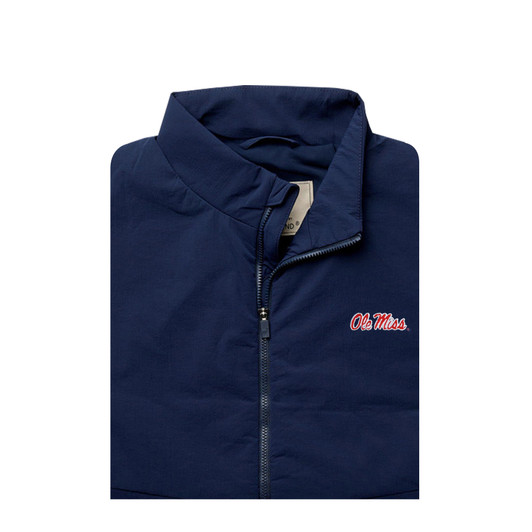 Ole Miss Navy Napa Lightweight Full-Zip Vest