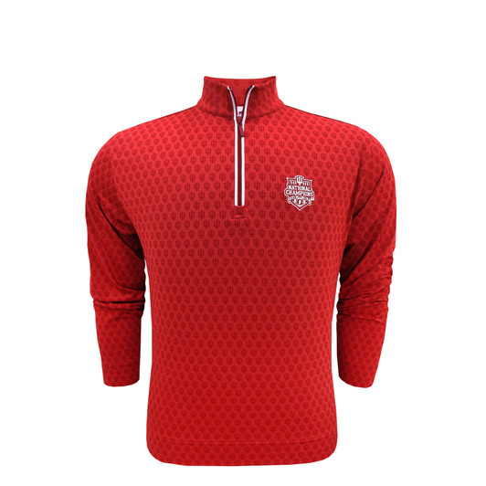 Indiana Hoosiers 2025 National Champions Crimson Custom Print Pullover