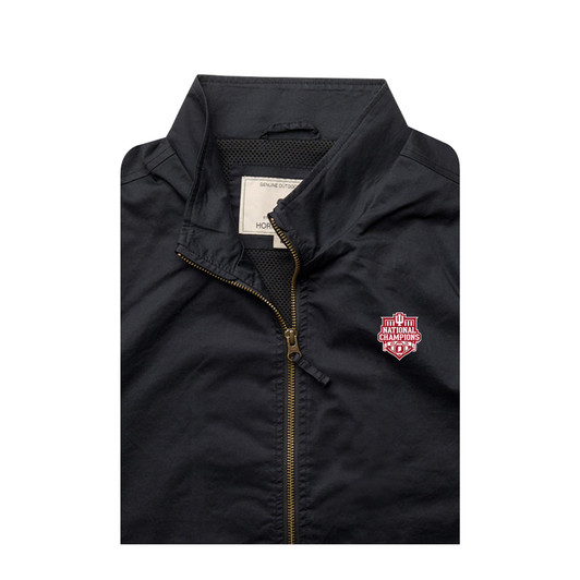 Indiana Hoosiers 2025 National Champions Black Oceanside Full-Zip Jacket