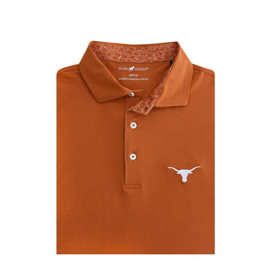 Texas Longhorns Burnt Orange Lisbon Polo