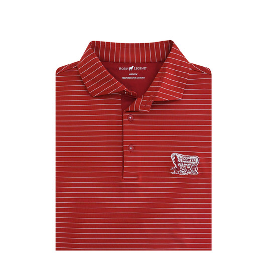 Oklahoma Sooner Schooner BEAT TEXAS Crimson 3/8 Stripe Performance